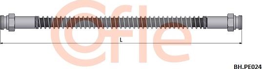 Cofle 92.BH.PE024 - Спирачен маркуч vvparts.bg