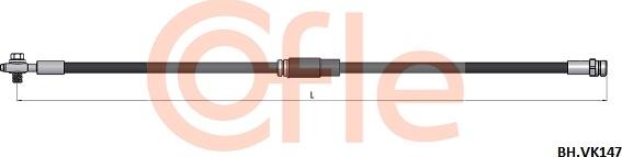 Cofle 92.BH.VK147 - Спирачен маркуч vvparts.bg