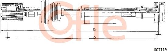 Cofle S07119 - Ос на тахографа vvparts.bg