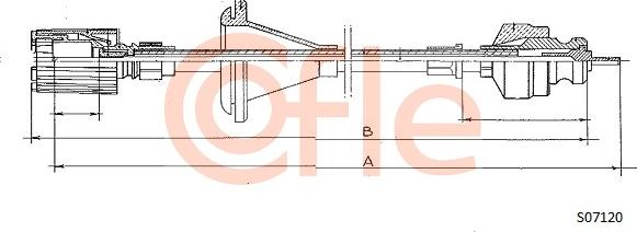 Cofle S07120 - Ос на тахографа vvparts.bg