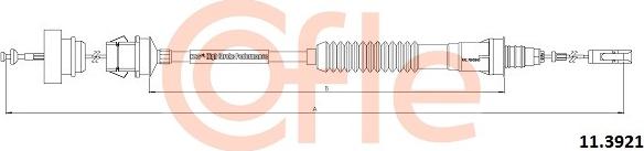 Cofle 11.3921 - Въжен механизъм, задействане на съединителя vvparts.bg
