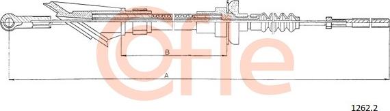 Cofle 1262.2 - Въжен механизъм, задействане на съединителя vvparts.bg