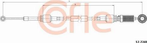 Cofle 12.7241 - Въжен механизъм, ръчна трансмисия vvparts.bg