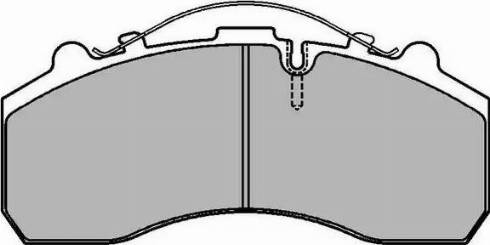 Remsa 2637.00 - Комплект спирачно феродо, дискови спирачки vvparts.bg