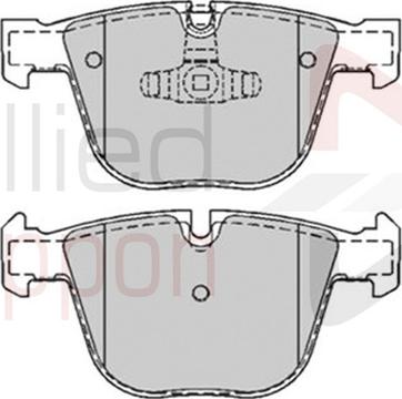 Comline ADB01793 - Комплект спирачно феродо, дискови спирачки vvparts.bg