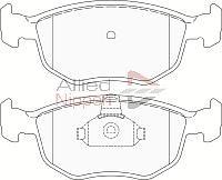 Comline ADB0735 - Комплект спирачно феродо, дискови спирачки vvparts.bg