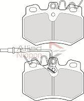 Comline ADB1926 - Комплект спирачно феродо, дискови спирачки vvparts.bg