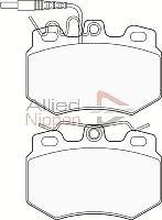 Comline ADB1515 - Комплект спирачно феродо, дискови спирачки vvparts.bg