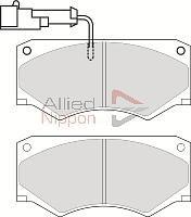 Comline ADB11028 - Комплект спирачно феродо, дискови спирачки vvparts.bg