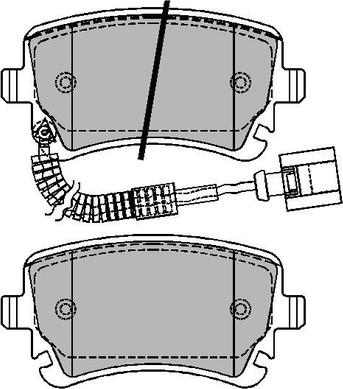 Comline CBP11754 - Комплект спирачно феродо, дискови спирачки vvparts.bg