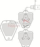 BOSCH BP1358 - Комплект спирачно феродо, дискови спирачки vvparts.bg