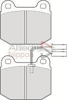 Kawe 80748 - Комплект спирачно феродо, дискови спирачки vvparts.bg