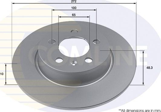 Comline ADC4066 - Спирачен диск vvparts.bg