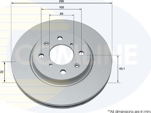 Comline ADC0931V - Спирачен диск vvparts.bg