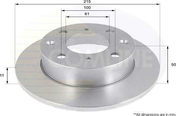 Comline ADC0501 - Спирачен диск vvparts.bg