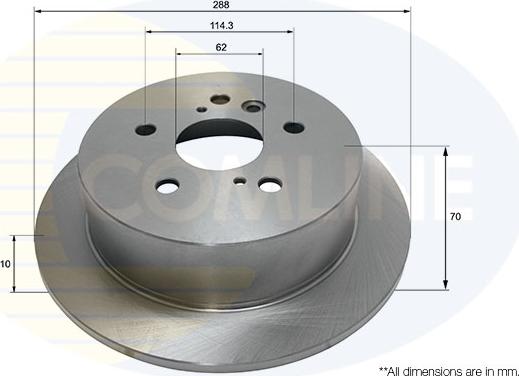 Comline ADC01159 - Спирачен диск vvparts.bg