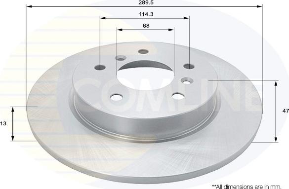 Comline ADC0294 - Спирачен диск vvparts.bg