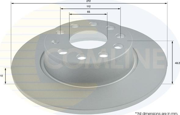 Comline ADC1497 - Спирачен диск vvparts.bg