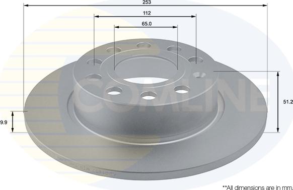 Comline ADC1457 - Спирачен диск vvparts.bg