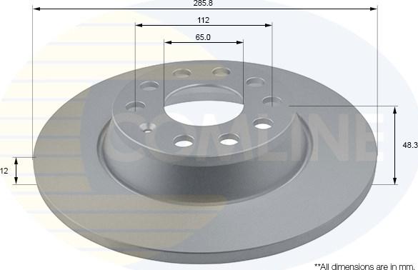 Comline ADC1467 - Спирачен диск vvparts.bg