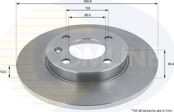 Comline ADC1403 - Спирачен диск vvparts.bg