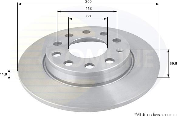 Comline ADC1436 - Спирачен диск vvparts.bg