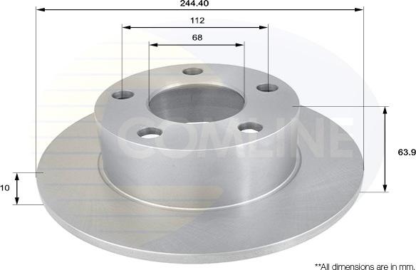 Comline ADC1427 - Спирачен диск vvparts.bg