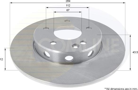 Comline ADC1604 - Спирачен диск vvparts.bg