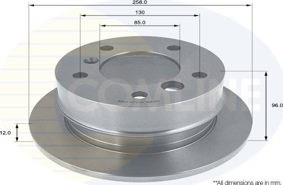 Comline ADC1619 - Спирачен диск vvparts.bg