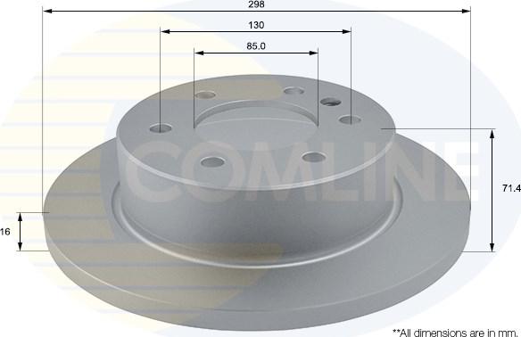 Comline ADC1639 - Спирачен диск vvparts.bg