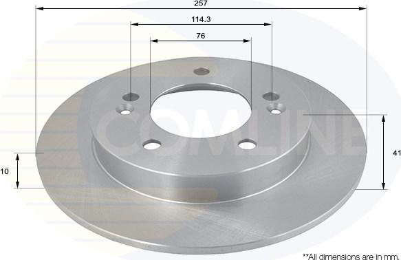 Comline ADC1099 - Спирачен диск vvparts.bg