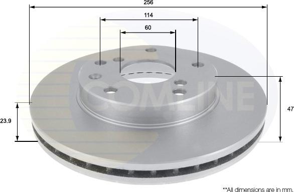 Comline ADC1011V - Спирачен диск vvparts.bg