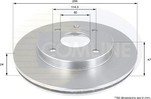 Comline ADC1033V - Спирачен диск vvparts.bg