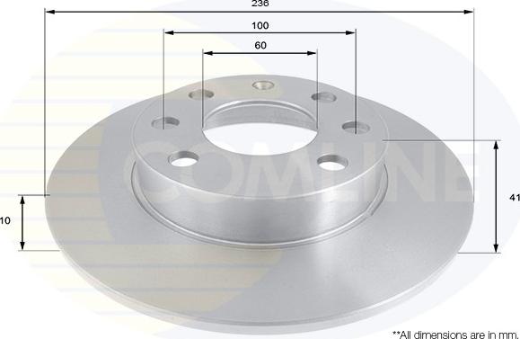 Comline ADC1103 - Спирачен диск vvparts.bg