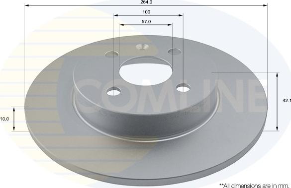 Comline ADC1133 - Спирачен диск vvparts.bg