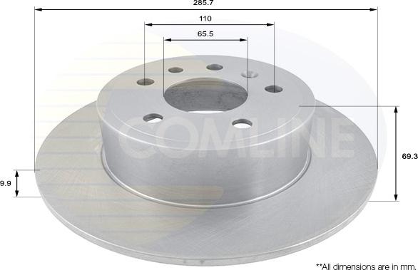 Comline ADC1122 - Спирачен диск vvparts.bg