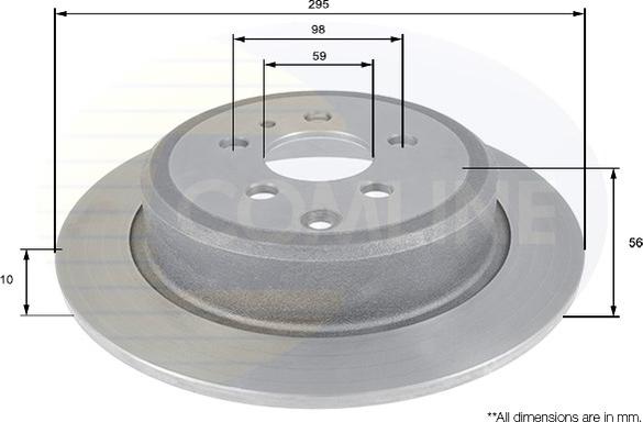 Comline ADC1829 - Спирачен диск vvparts.bg