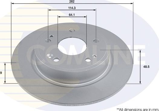 Comline ADC2981 - Спирачен диск vvparts.bg