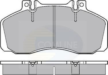 Comline CBP9002 - Комплект спирачно феродо, дискови спирачки vvparts.bg