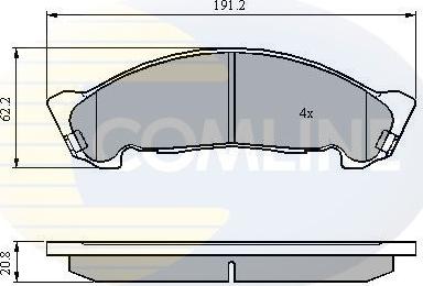 Japanparts PA-919MK - Комплект спирачно феродо, дискови спирачки vvparts.bg