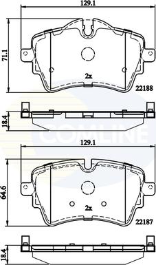 BMW 34 11 8 843 654 - Комплект спирачно феродо, дискови спирачки vvparts.bg