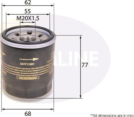 Comline CHY11001 - Маслен филтър vvparts.bg