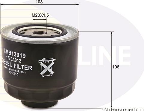 Comline CMB13019 - Горивен филтър vvparts.bg