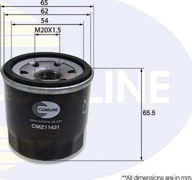 Comline CMZ11431 - Маслен филтър vvparts.bg