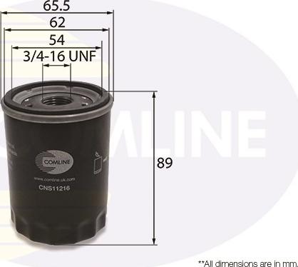 Comline CNS11216 - Маслен филтър vvparts.bg