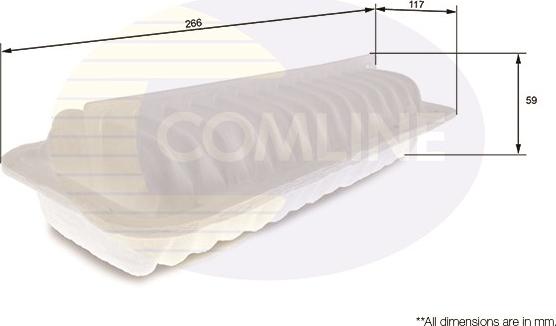 Comline CTY12085 - Въздушен филтър vvparts.bg