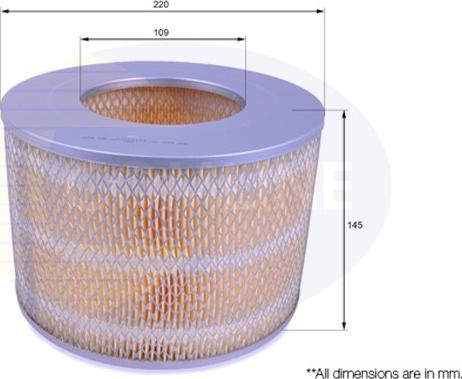 Comline CTY12147 - Въздушен филтър vvparts.bg