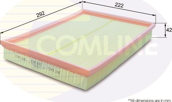 Comline EAF487 - Въздушен филтър vvparts.bg