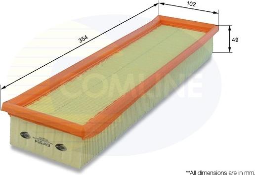 Comline EAF554 - Въздушен филтър vvparts.bg