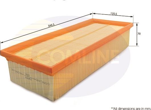 Comline EAF501 - Въздушен филтър vvparts.bg